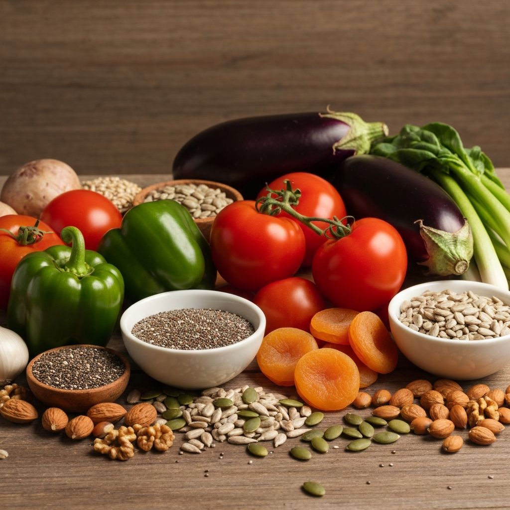 Fresh whole foods and natural ingredients